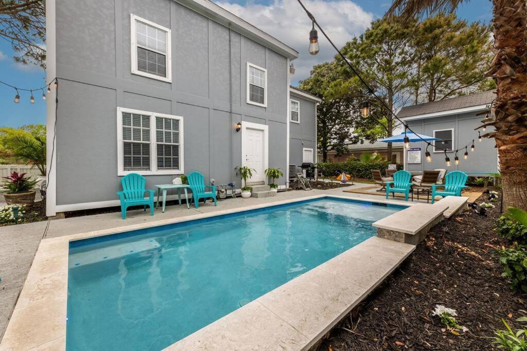 5/3 With A Heated Pool 2 Min From Beach, Updated Galveston Exterior foto